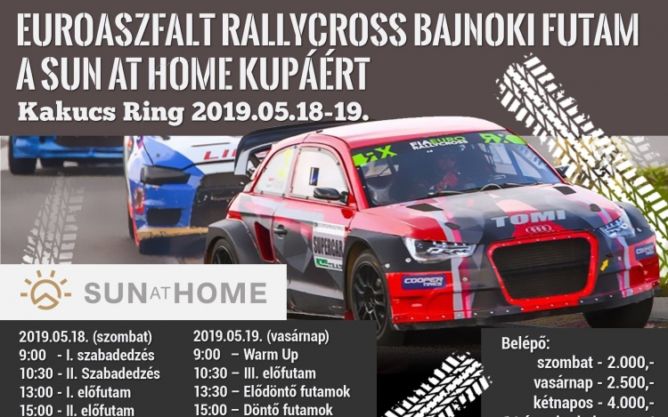 Népes indulóval rajtol az Euroaszfalt Rallycross Bajnoki Futam